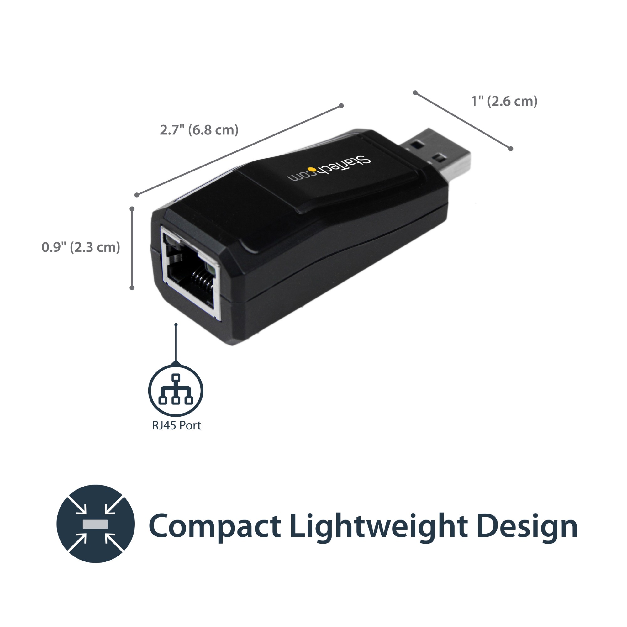 StarTech.com USB 3.0 to Gigabit Ethernet NIC Network Adapter &acirc;&euro;&ldquo; 10/100/1000 Mbps