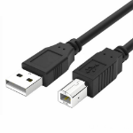 JLC USB A 2.0 (Male) to USB B (Male) Printer Cable – 1.8M - Black