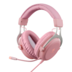 Deltaco Gaming GAM-030-P headphones/headset Wired Head-band USB Type-A Pink