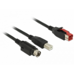 DeLOCK 85489 USB cable USB 2.0 3 m USB B Black