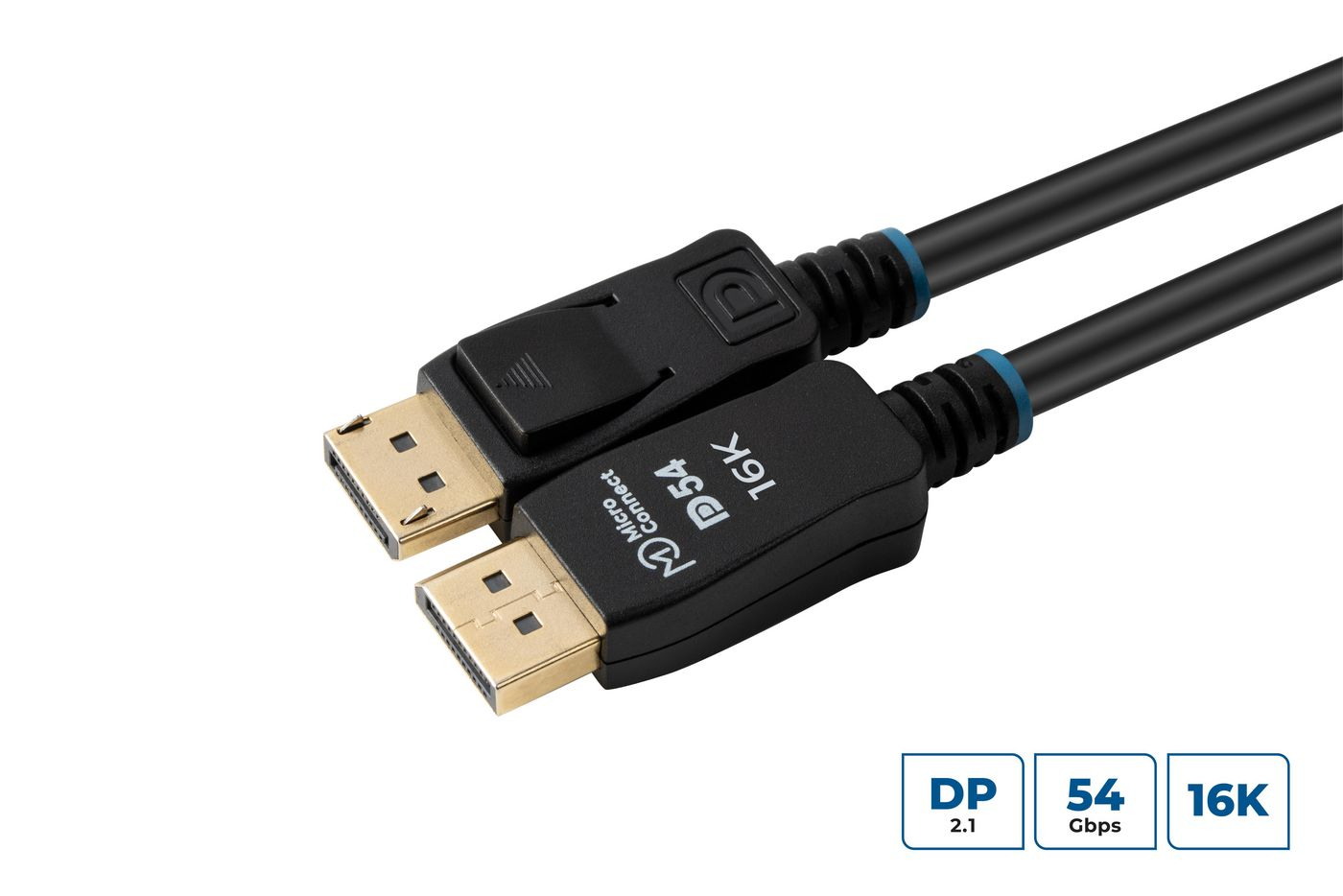 Microconnect Black Mc-Dp-Mmg-300V2.1 Displayport Cable 3 M