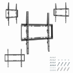 Gembird WM-55F-04 tv-bevestiging 139,7 cm (55") Zwart