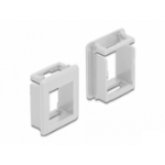 DeLOCK Keystone Holder for cases 4 pieces white
