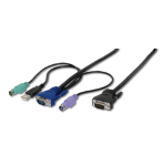 ASSMANN Electronic AK 82001 KVM cable 1.8 m Black