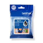 Brother LC-521BK Ink cartridge black, 500 pages ISO/IEC 19752 for Brother DCP-J 1260