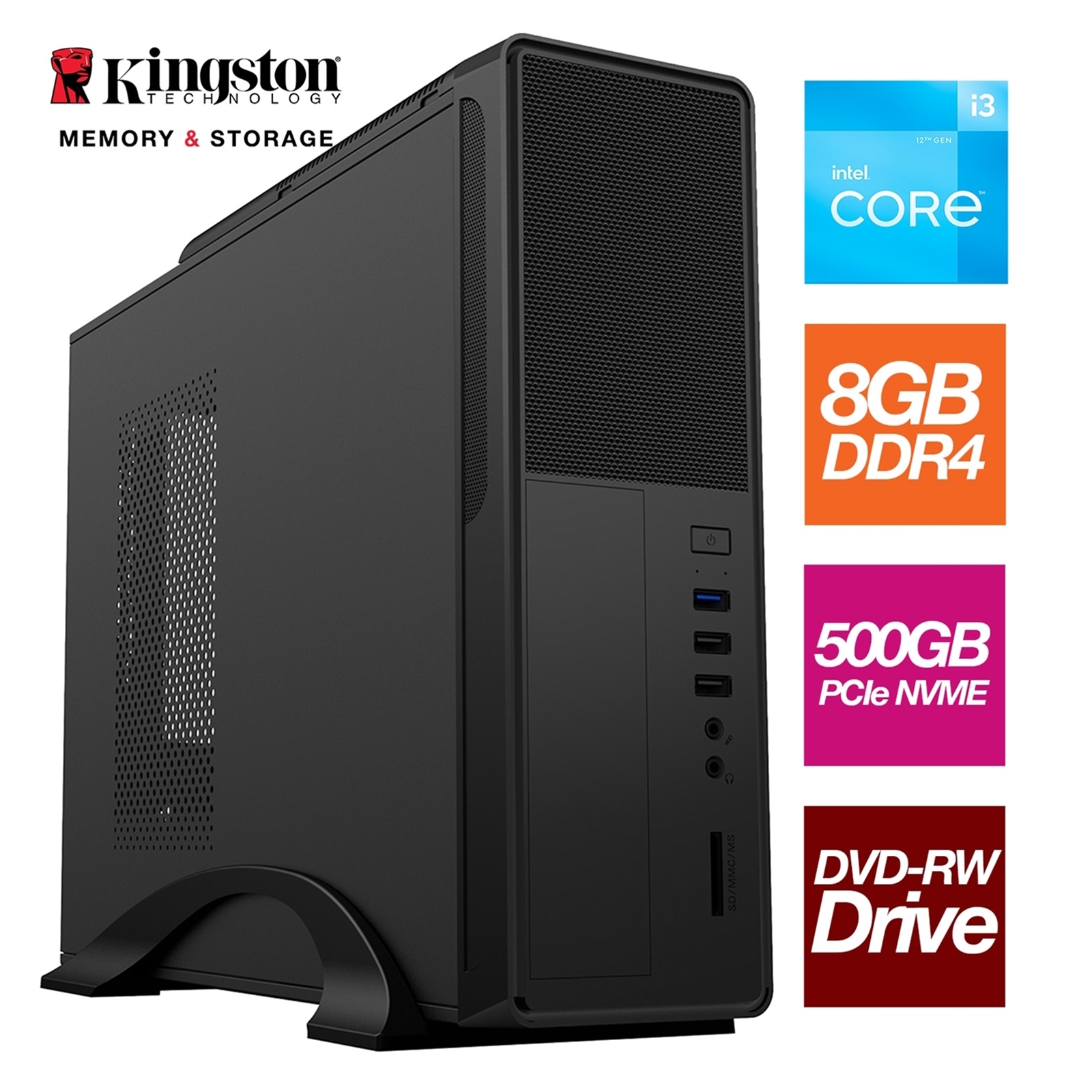 Image of TARGET Small Form Factor - Intel i3 12100 4 Core 8 Threads 3.30GHz...