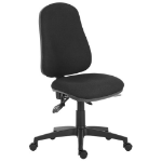 Teknik Ergo Comfort High Back Fabric Ergonomic Operator Office Chair without Arms Black - 9500BLK DD