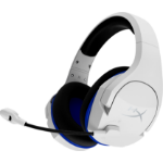 HyperX Cloud Stinger Core - Wireless Gaming Headset (White-Blue) - PS5-PS4