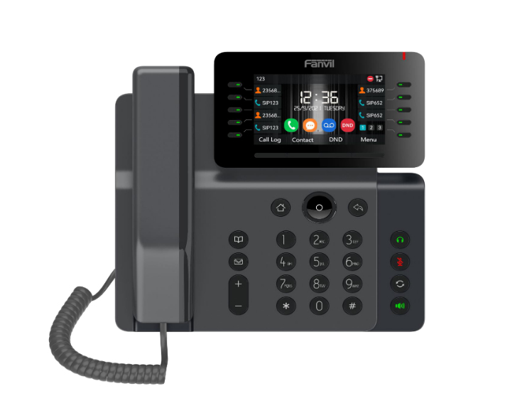 V65 Fanvil V65 - IP Phone - Black - Wired handset - In-band - Out-of band - SIP info - 20 lines - 2000 entries