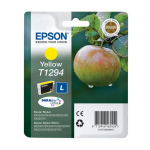 Epson C13T12944010/T1294 Ink cartridge yellow, 515 pages ISO/IEC 24711 7ml for Epson Stylus BX 320/SX 235 W/SX 420/SX 525/WF 3500