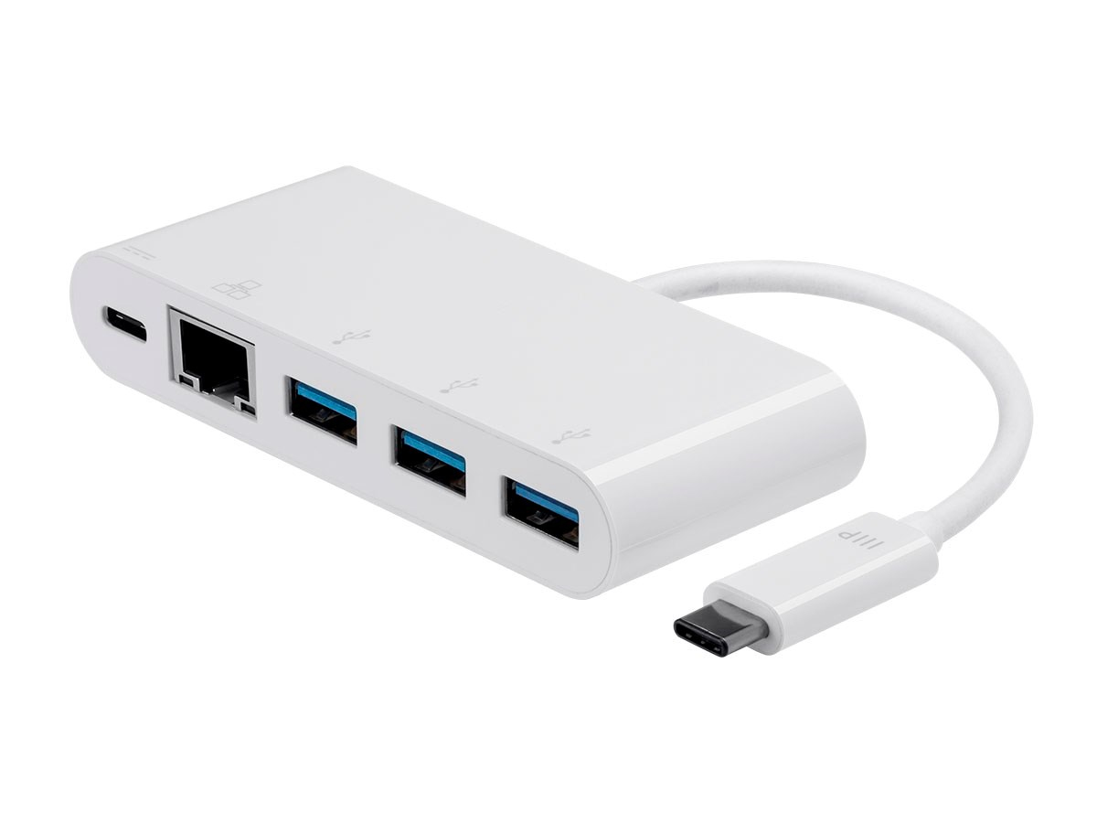 15250 Monoprice SELECT SERIES USB-C TO 3X USB-A 3.0_ GIGABIT ETHERNET_ AND USB-C (F) A