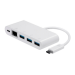 Monoprice 15250 laptop dock/port replicator USB 3.2 Gen 1 (3.1 Gen 1) Type-C White