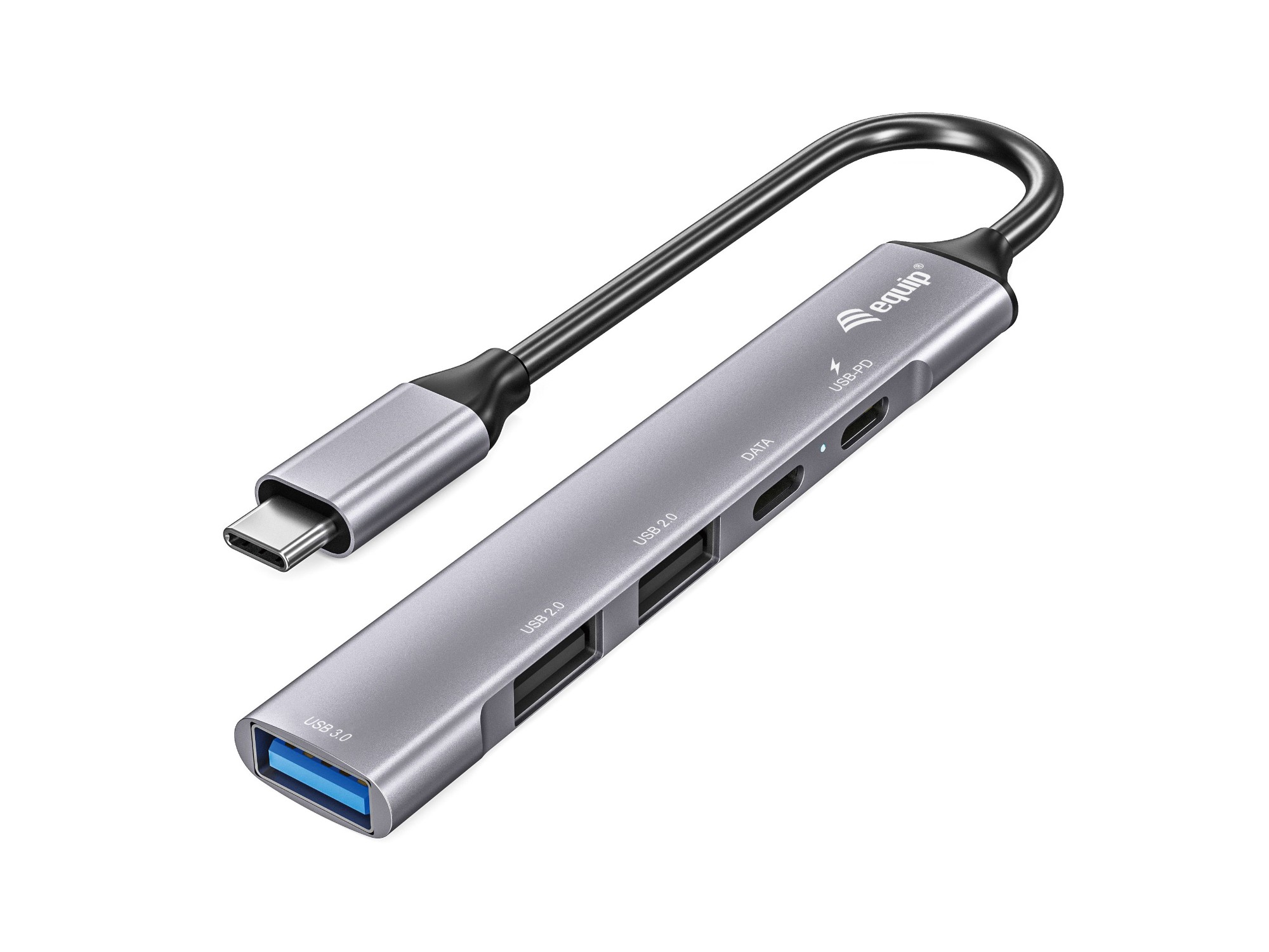 Photos - Card Reader / USB Hub Equip 5-Port USB 3.0/2.0 Hub with USB-C PD 128962 