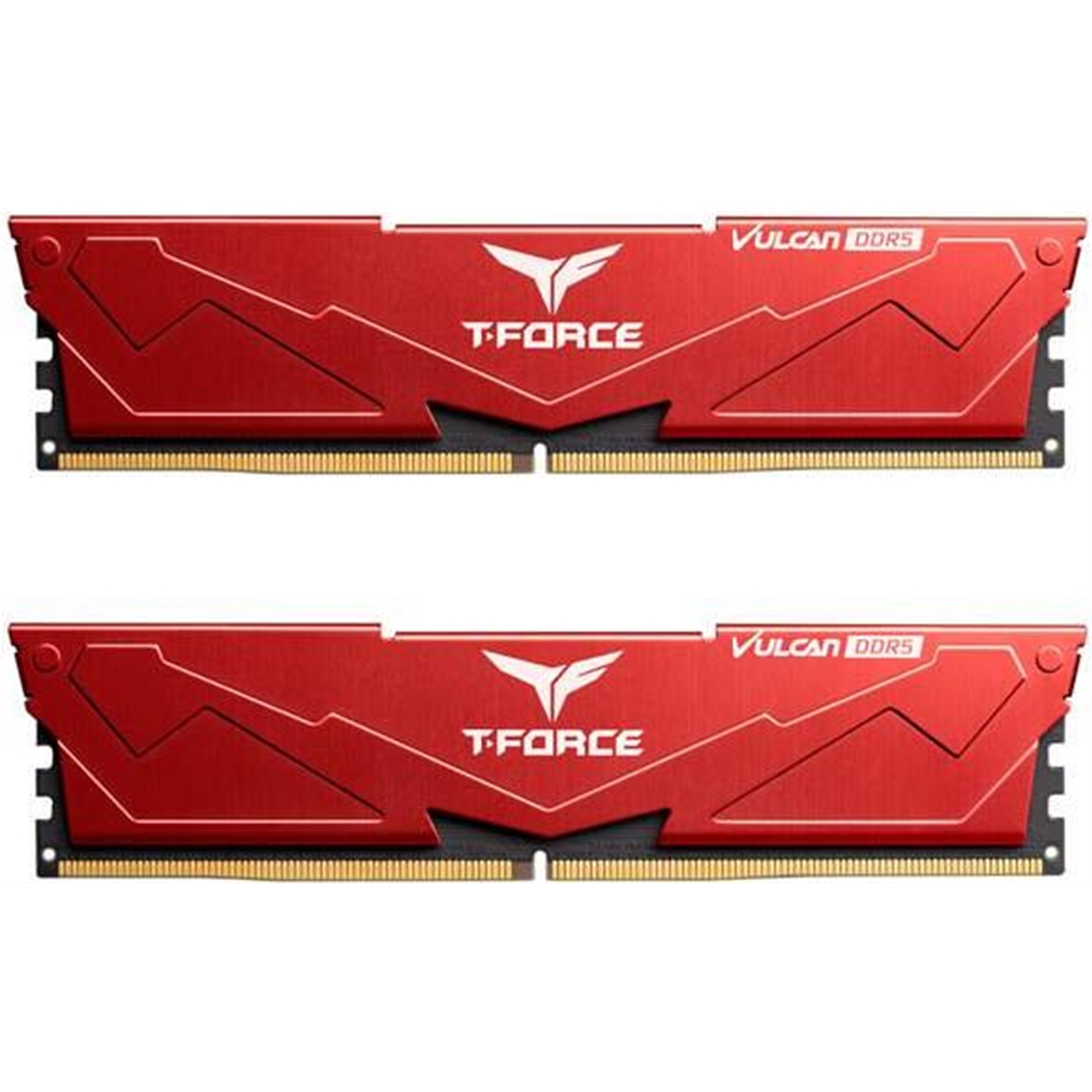 Image of Team Group Group T-Force VULCAN Red DIMM Kit 64GB (2 x 32GB), DDR5...