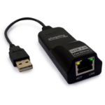 Plugable Technologies USB 2.0 to Ethernet Fast 10/100 LAN Wired Network Adapter - Driverless and Compatible with Chromebook, Windows, Linux