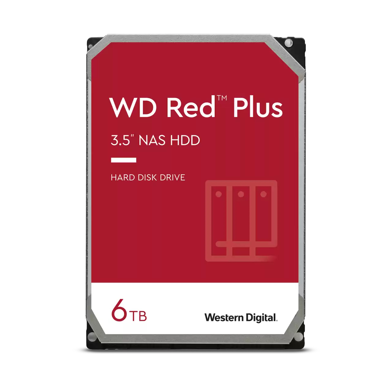 Image of Western Digital Red Plus WD60EFPX internal hard drive 3.5" 6 TB...