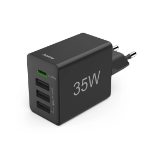 Hama 00201990 oplader voor mobiele apparatuur Headset, Powerbank, Smartphone, Tablet Zwart AC Snel opladen Binnen