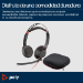 Poly Auriculares estéreo Blackwire 5220 USB-C + Conector de 3,5 mm + Adaptador USB-C/A