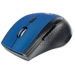 Manhattan Curve Wireless Mouse, Blue/Black, Adjustable DPI (800, 1200 or 1600dpi), 2.4Ghz (up to 10m), USB, Optical, Five Button with Scroll Wheel, USB micro receiver, 2x AAA batteries (included), Low friction base, Three Year Warranty, Blister