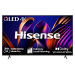 Hisense 65E77NQTUK PRO TV 165.1 cm (65") 4K Ultra HD Smart TV Wi-Fi Grey 400 cd/m²