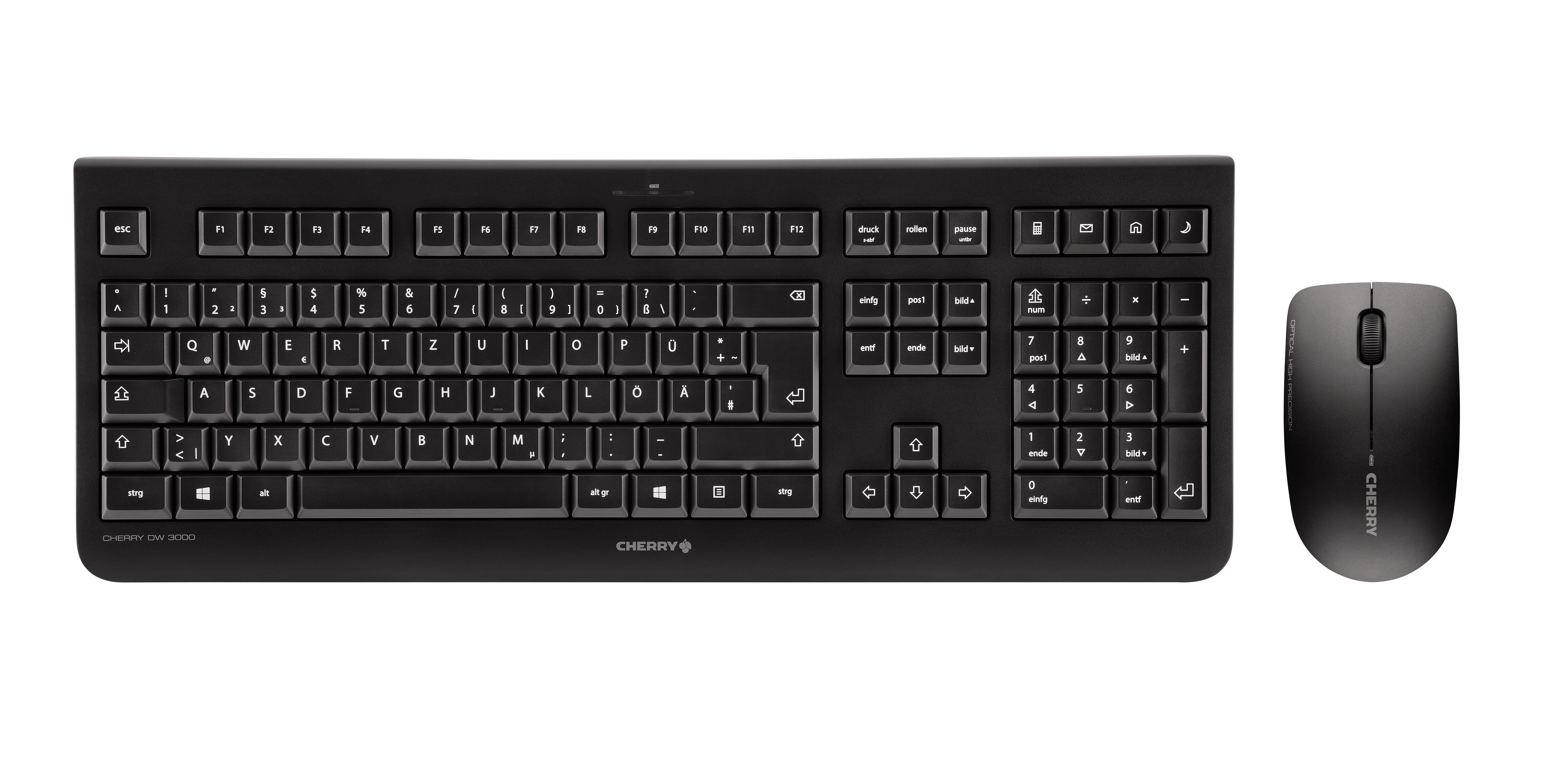 Image of CHERRY DW 3000 keyboard Mouse included RF Wireless AZERTY Belgian...