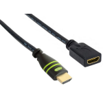 Techly ICOC-HDMI-4-EXT010 HDMI cable 1 m HDMI Type A (Standard) Black