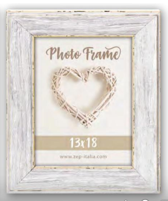 Image of ZEP Todi - Wood - White - Single picture frame - 15 x 20 cm -...