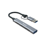 Equip 4-Port USB 3.2 Gen 1/2.0 Hub, USB-C x 3 + USB-A x 1