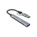 Equip 4-Port USB 3.2 Gen 1/2.0 Hub, USB-C x 3 + USB-A x 1
