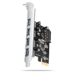 Axagon PCEU-430RS PCIe controller 4x ext. USB-A 5Gbps port