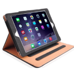 JLC iPad 10.2 (9th, 8th and 7th Gen) Tan Case - Black