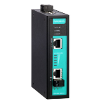 Moxa Managed SHDSL Ethernet extenders Netwerkrepeater Zwart