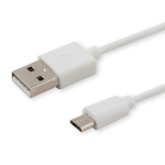 Savio CL-123 USB cable 1 m USB 2.0 USB A Micro-USB B White
