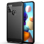 JLC Samsung A21S Brushed Silicone - Black