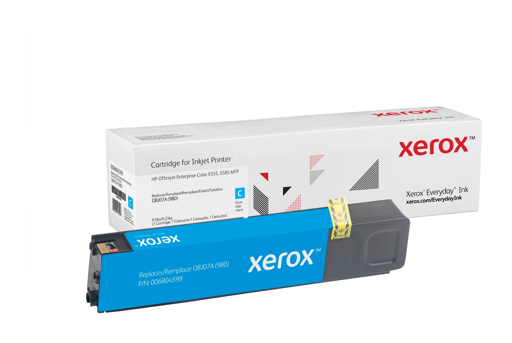 Xerox 006R04599 Ink cartridge cyan, 6.6K pages (replaces HP 980) for HP OfficeJet X 555