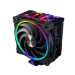 Akasa Soho H4 Plus Processor Air cooler 12 cm Black 1 pc(s)