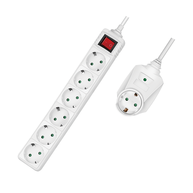 Image of LogiLink Outlet Strip, 6 safety sockets, w/ switch, +1...