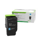 Lexmark 78C10CE toner cartridge 1 pc(s) Original Cyan