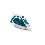 Tefal EasyGliss Plus FV5718 iron Dry & Steam iron Durilium soleplate 2400 W Turquoise, White