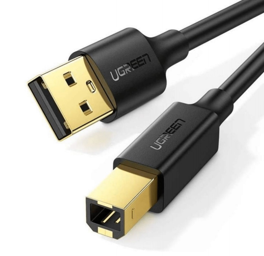 EU Product - USB-A to USB-B Printer Cable 2m - Black thumbnail