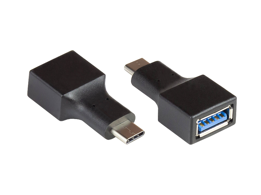 Alcasa USB-AD301 cable gender changer Black