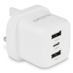 DICOTA D32070 mobile device charger Laptop, Smartphone White AC Fast charging Indoor