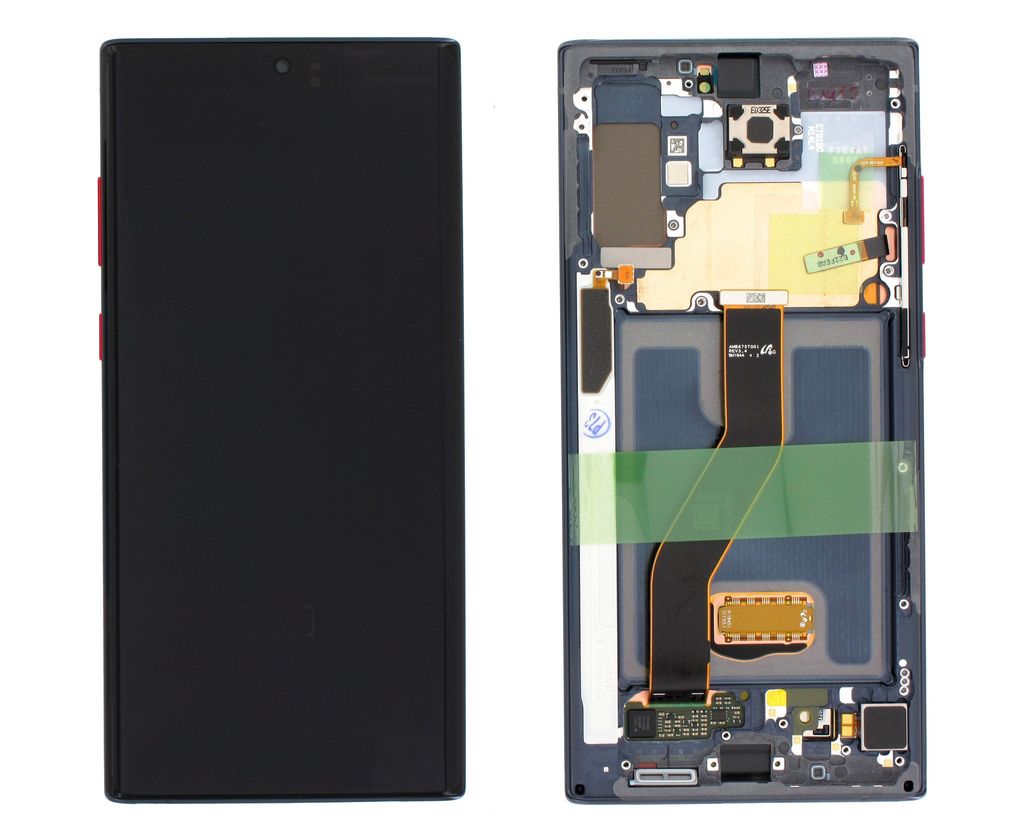 EU Product - Galaxy Note 10 Plus LCD Display Original - Aura Black thumbnail