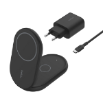 Belkin BoostCharge Headphones, Smartphone Black USB Wireless charging Fast charging Indoor