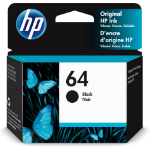 HP 64 Black Original Ink Cartridge