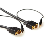 ACT 10 meter High performance VGA + Audio kabel male-male