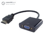 CONNEkT Gear HDMI to VGA Active Adapter - Male to Female (HDMI Source)