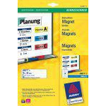 Avery J8871-5 printeretiket Wit