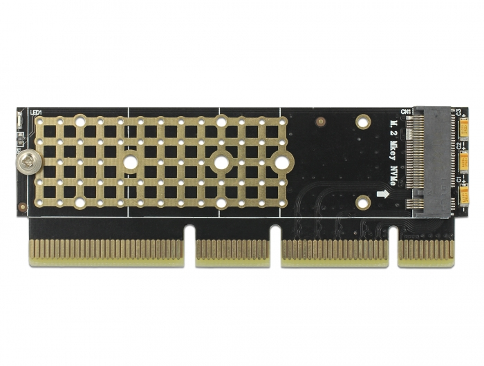 90303 DELOCK PCI Express x16 (x4 / x8) Card to 1 x NVMe M.2 Key M for Server