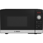 Bosch Serie 2 FFL023MS2B microwave Black, Stainless steel Solo microwave Countertop 20 L 800 W